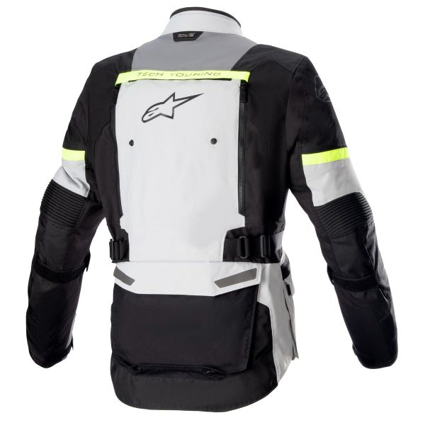 Alpinestars Bogota Pro Drystar Gris Hielo Gris Oscuro Amarillo Fluo