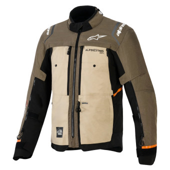 Chaquetas moto Alpinestars Cusco Drystar Walnut Aluminium Black