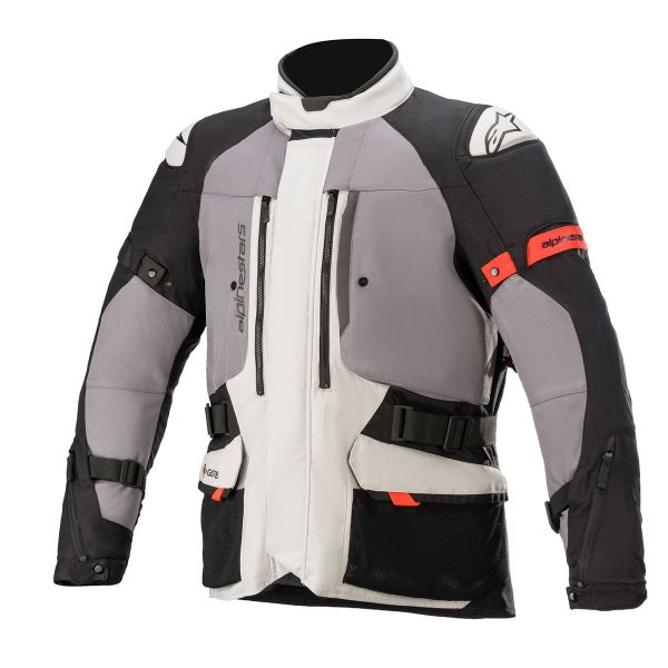 Chaquetas moto Alpinestars Ketchum Gore-Tex Gris Hielo Gris Oscuro Negro Chaquetas moto Alpinestars Ketchum Gore-Tex Gris Hielo Gris Oscuro Negro