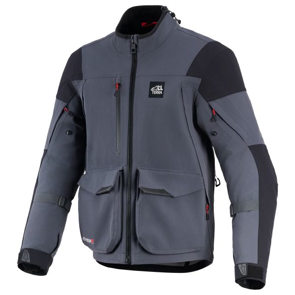 Chaquetas moto Alpinestars Maxdura Drystar XF Deep Gray Black