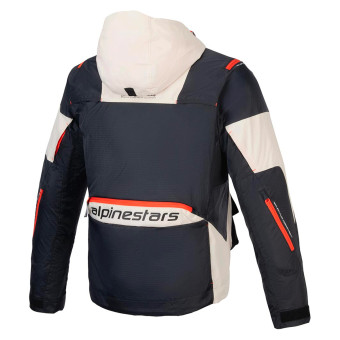 Alpinestars Mogress Air Negro Almendra Caliente Naranja