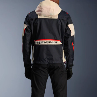 Alpinestars Mogress Air Negro Almendra Caliente Naranja