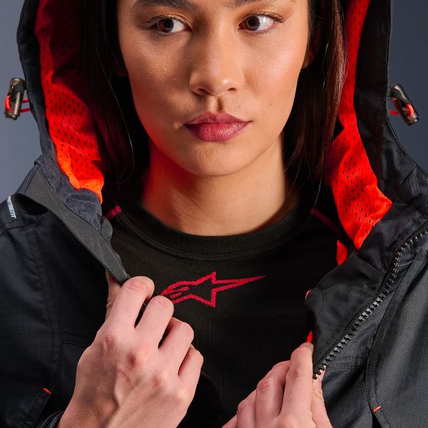 Alpinestars Molly Air Negro Fluo Coral