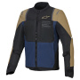Chaquetas moto Alpinestars ST-2 Air Azul oscuro Caqui oscuro Negro