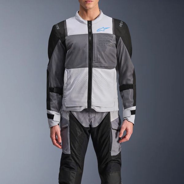 Alpinestars ST-2 Aire Gris hielo Gris oscuro Negro