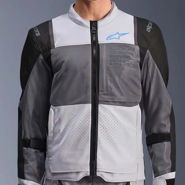 Alpinestars ST-2 Aire Gris hielo Gris oscuro Negro