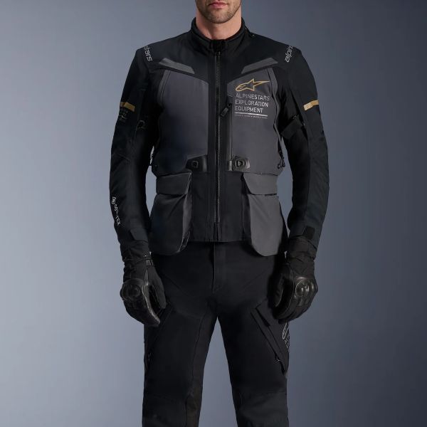 Alpinestars ST-7 2L Gore-Tex Gris oscuro Negro Caqui oscuro