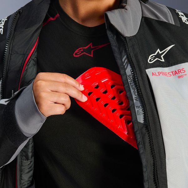 Alpinestars Stella Andes V4 Drystar Dark Gray Ice Gray Black Fluo Coral