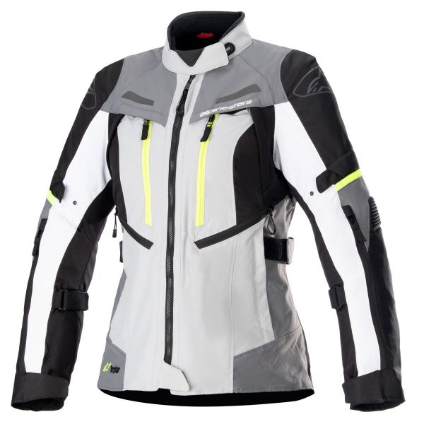 Chaquetas moto Alpinestars Stella Bogota Pro Drystar Gris Hielo Gris Oscuro