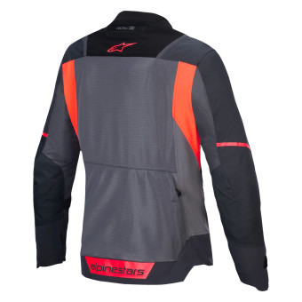 Alpinestars Stella ST-2 Air Gris oscuro Fluo Coral