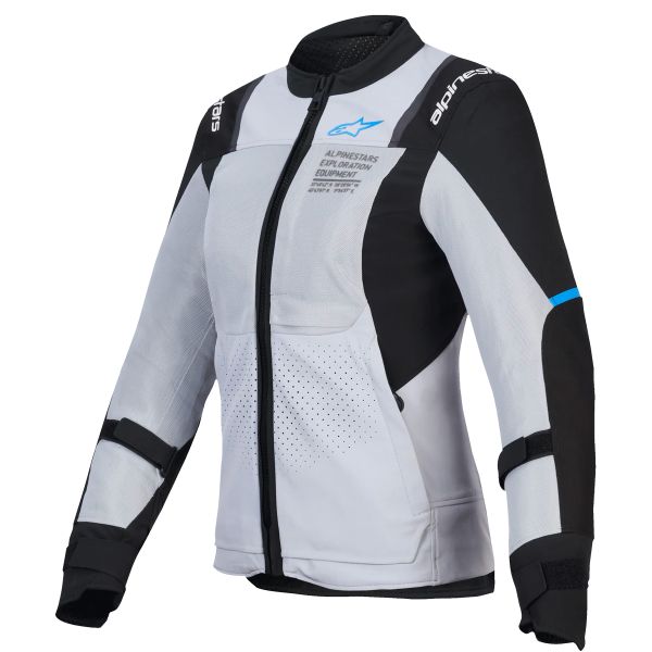 Chaquetas moto Alpinestars Stella ST-2 Air Gris Hielo Negro Chaquetas moto Alpinestars Stella ST-2 Air Gris Hielo Negro