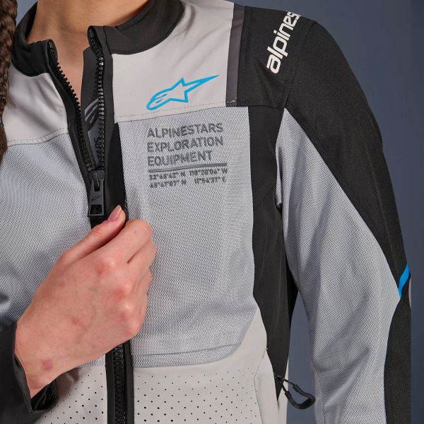 Alpinestars Stella ST-2 Air Gris Hielo Negro