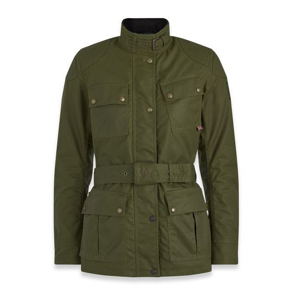 Chaquetas moto Belstaff Trialmaster Pro Lady Wax Forest Green