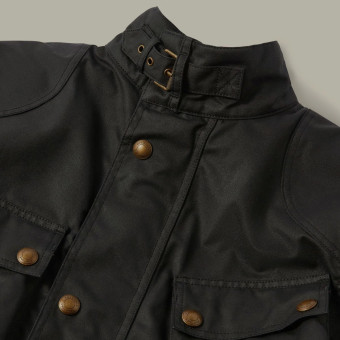 Belstaff Cera Trialmaster 8oz Negra
