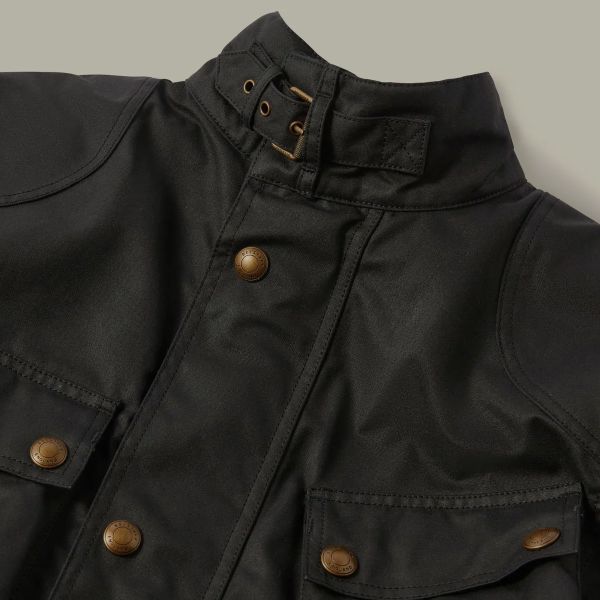 Belstaff Cera Trialmaster 8oz Negra