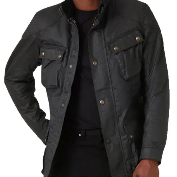Belstaff Cera Trialmaster 8oz Negra