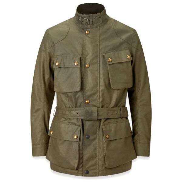 Chaquetas moto Belstaff Trialmaster Wax 8oz Olive Green