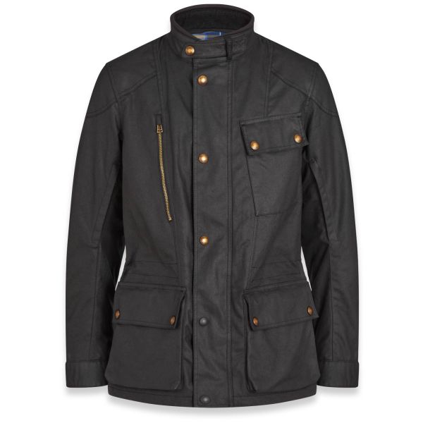 Chaquetas moto Belstaff Waymaster Coton Wax Black Chaquetas moto Belstaff Waymaster Coton Wax Black