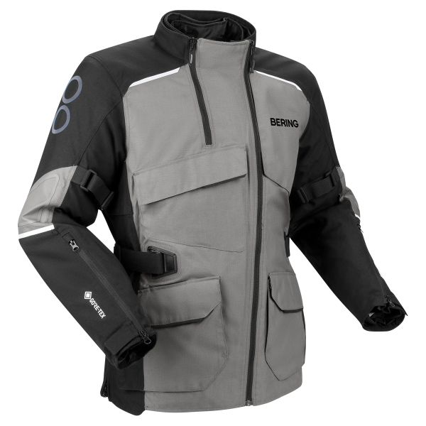 Chaquetas moto Bering Brisbane GTX Negro gris