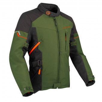Chaquetas moto Bering Cobalt Kaki Black
