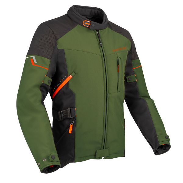 Chaquetas moto Bering Cobalt Kaki Black Chaquetas moto Bering Cobalt Kaki Black