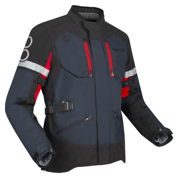 Chaquetas moto Bering Halifax Black Anthracite Red Chaquetas moto Bering Halifax Black Anthracite Red