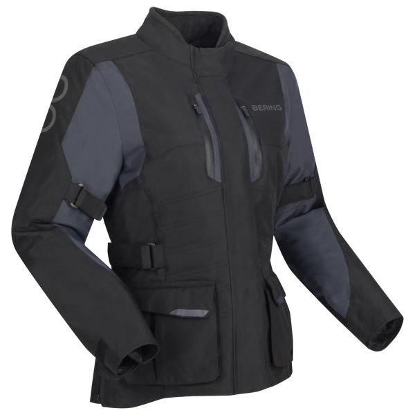 Chaquetas moto Bering Lady Siberia Black Grey
