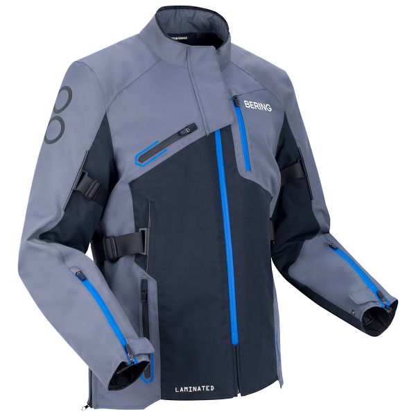 Chaquetas moto Bering Chaqueta Oxygen Gris negro azul