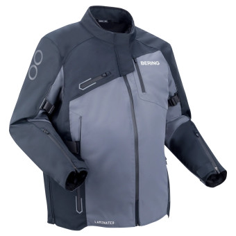 Chaquetas moto Bering Chaqueta Oxygen King Size Negro gris