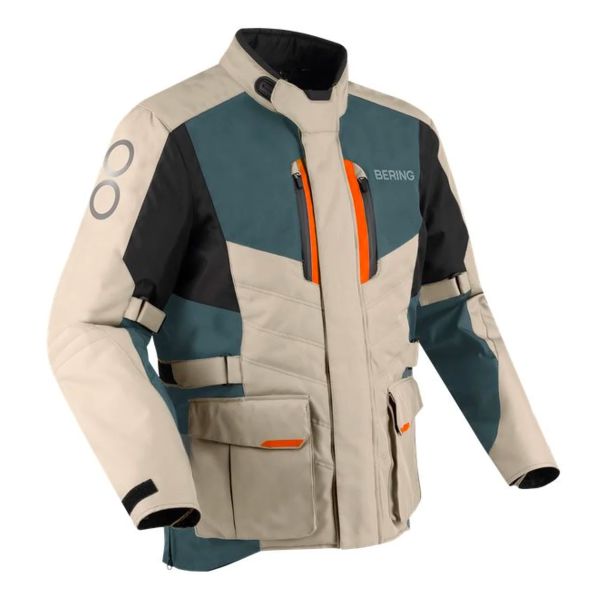 Chaquetas moto Bering Siberia Beige Grey Orange
