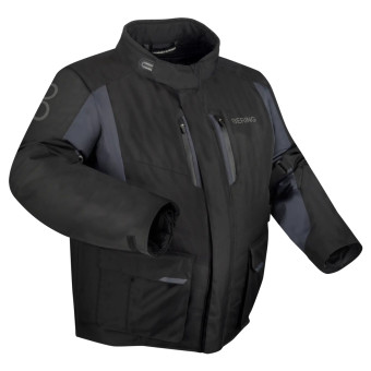 Chaquetas moto Bering Siberia King Size Black Grey