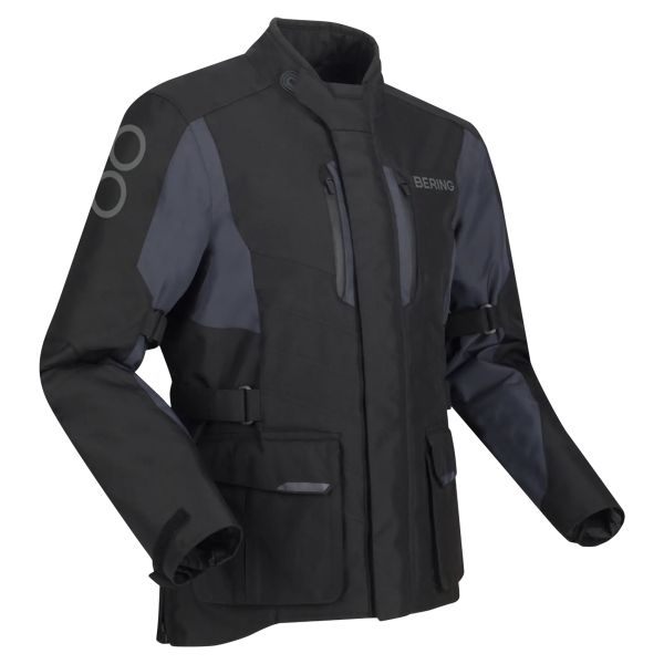 Chaquetas moto Bering Siberia Black Grey