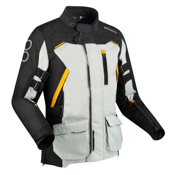 Chaquetas moto Bering Zephyr Black Grey Yellow Chaquetas moto Bering Zephyr Black Grey Yellow
