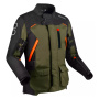 Chaquetas moto Bering Zephyr Black Kaki Orange