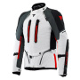 Chaquetas moto Dainese Super Adventure Absoluteshell Glacier Grey Iron Gate Red