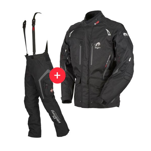 Chaquetas moto Furygan Apalaches Black + Apalaches Pant Black