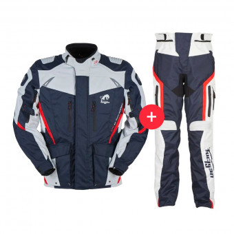 Chaquetas moto Furygan Apalaches Blue Pearl Red + Apalaches Pant Blue Pearl Red