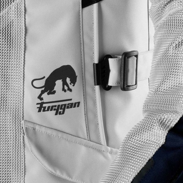 Furygan Brooks Vented + Blue Pearl Red