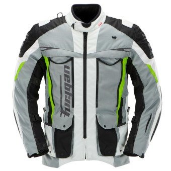 Chaquetas moto Furygan Montroc Kevlar Primaloft 3en1+ Black Pearl Anthracite Yellow St