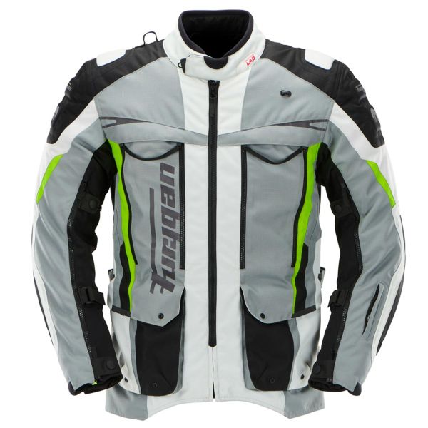Chaquetas moto Furygan Montroc Kevlar Primaloft 3en1+ Black Pearl Anthracite Yellow St