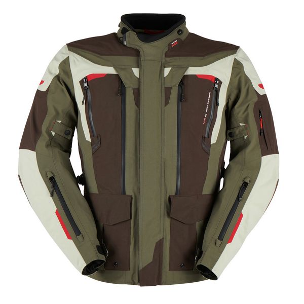 Chaquetas moto Furygan Voyager 3C Coffee Pearl Kaki Chaquetas moto Furygan Voyager 3C Coffee Pearl Kaki