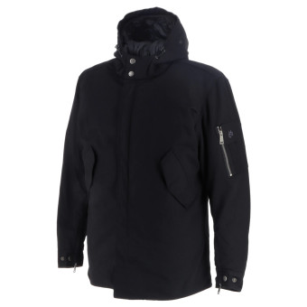 Helstons Mods Lienzo de Algodn Negro