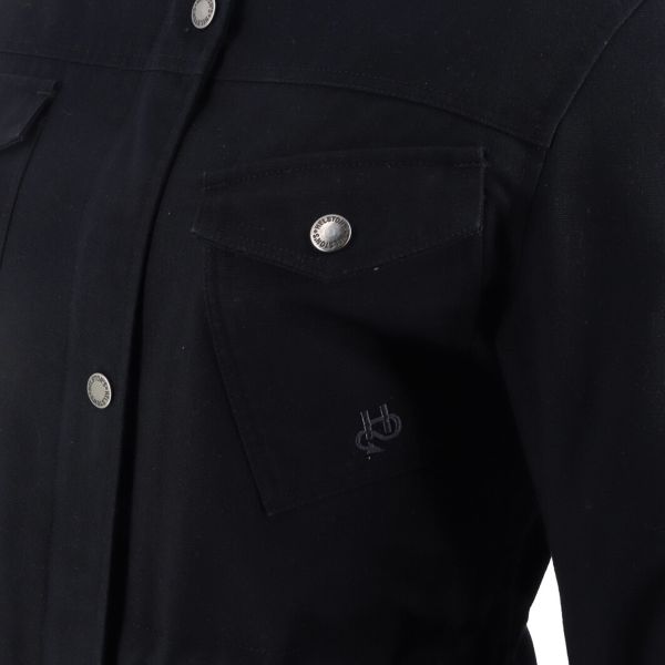 Helstons Mohave Coton Canvas Negro