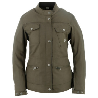 Chaquetas moto Helstons Lienzo de algodn Mohave caqui
