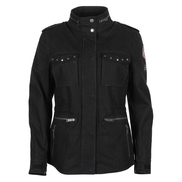 Chaquetas moto Helstons Tara Lady Coton Black Chaquetas moto Helstons Tara Lady Coton Black