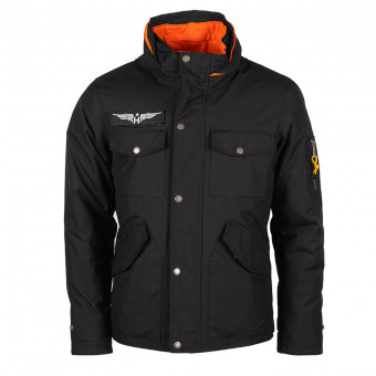 Chaquetas moto Helstons Trooper Textile Black