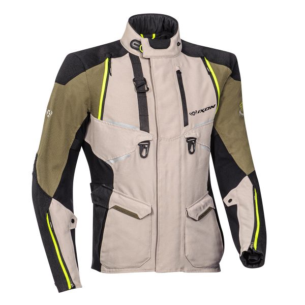Chaquetas moto Ixon Eddas Grege Khaki Black Chaquetas moto Ixon Eddas Grege Khaki Black