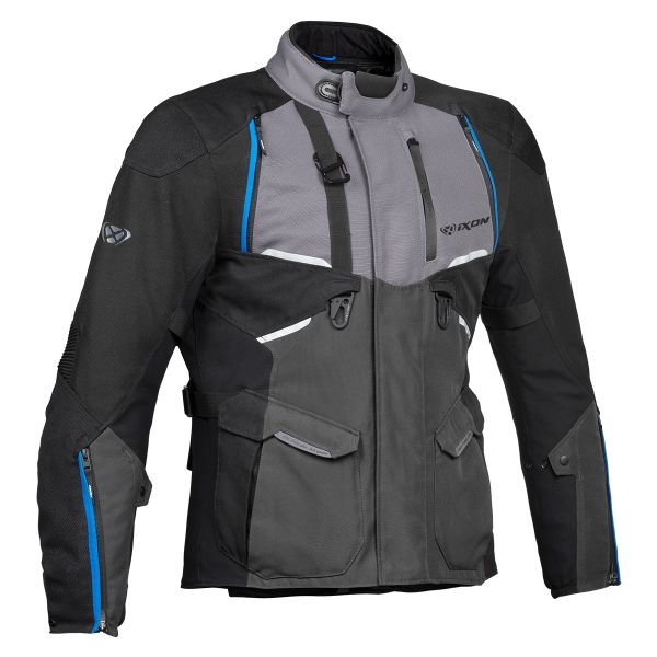 Chaquetas moto Ixon Eddas Grey Black Blue