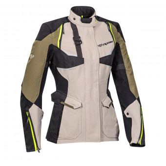 Chaquetas moto Ixon Eddas Lady Grege Khaki Black