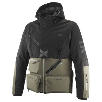 Chaquetas moto Ixon Etna Kahki Black